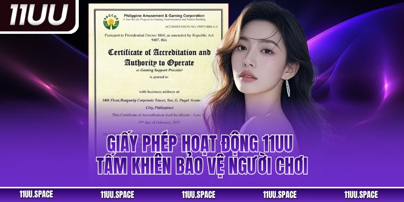 Giấy phép hoạt động 11uu có tầm quan trọng đặc biệt